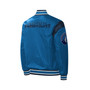 Men's Blue Minnesota Timberwolves Force Play Satin Full-Snap Varsity Jacket