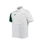 Men's White Miami Hurricanes M STM AEROREADY Half-Zip Jacket