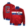 Men's Red LA Clippers The Ambassador Satin Full-Zip Jacket