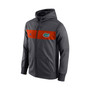 Men's Brand Anthracite Florida Gators Logo Performance Full-Zip Hoodie
