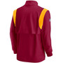 Men's Burgundy Washington Football Team 2021 Sideline Coaches Repel Quarter-Zip Jacket