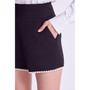 Women's Pearl-Trimmed Shorts