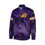 Men's Purple Phoenix Suns Pick and Roll Satin Full-Snap Varsity Jacket