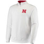 Men's White Nebraska Huskers Tortugas Logo Quarter-Zip Jacket