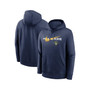 Men's Navy Milwaukee Brewers Swoosh NeighborHOOD Pullover Hoodie