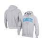 Men's Gray Delaware State Hornets Tall Arch Pullover Hoodie