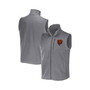 Men's NFL x Darius Rucker Collection by Gray Chicago Bears Polar Fleece Full-Zip Vest