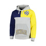 Men's Heather Gray Michigan Wolverines Tie-Breaker Pullover Hoodie