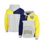 Men's Heather Gray Michigan Wolverines Tie-Breaker Pullover Hoodie