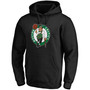 Men's Black Boston Celtics Primary Team Logo Pullover Hoodie