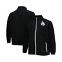 Men's Black Los Angeles Dodgers Polar Big and Tall Full-Zip Jacket