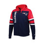 Men's Navy New England Patriots Extreme Full-Zip Hoodie Jacket