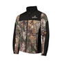 Men's Realtree Camo and Black Minnesota Vikings Circle Hunter Softshell Full-Zip Jacket
