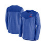 Men's Royal Buffalo Bills Sideline Lockup Performance Quarter-zip Jacket