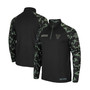 Men's Black Villanova Wildcats OHT Military-Inspired Appreciation Take Flight Raglan Quarter-Zip Jacket