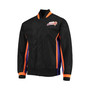 Men's Phoenix Suns Black Hardwood Classics 75th Anniversary Authentic Warmup Full-Snap Jacket