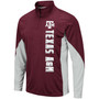 Men's Maroon Texas A M Aggies Bart Windshirt Quarter-Zip Pullover Jacket