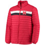 Men's Scarlet Nebraska Huskers Yard Line Quilted Full-Zip Jacket