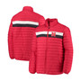 Men's Scarlet Nebraska Huskers Yard Line Quilted Full-Zip Jacket