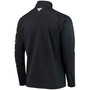 Men's Black Virginia Tech Hokies Terminal Tackle Fleece Raglan Omni-Shade Quarter-Zip Jacket
