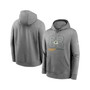 Men's Heathered Gray Green Bay Packers City Code Club Fleece Pullover Hoodie