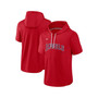 Men's Red Los Angeles Angels Springer Short Sleeve Team Pullover Hoodie