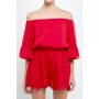 Women's Ruffled Sleeve Romper