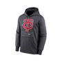 Men's Anthracite Minnesota Twins Season Pattern Pullover Hoodie