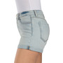 Juniors' High-Rise Cuffed Denim Shorts