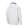 Men's White LSU Tigers Arch and Logo 3.0 Full-Zip Hoodie