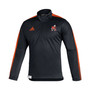 Men's Black Miami Hurricanes 2021 Sideline Primeblue Quarter-Zip Jacket