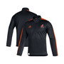 Men's Black Miami Hurricanes 2021 Sideline Primeblue Quarter-Zip Jacket