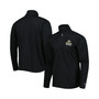 Men's Black Colorado Buffaloes Textured Quarter-Zip Jacket
