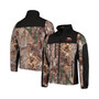 Men's Realtree Camo and Black Denver Broncos Circle Hunter Softshell Full-Zip Jacket