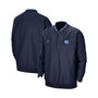 Men's Navy North Carolina Tar Heels 2021 Coach Half-Zip Jacket