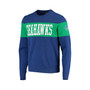 Men's Royal Seattle Seahawks Interstate Throwback Sweatshirt