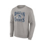 Men's Branded Heather Charcoal Dallas Cowboys Playability Pullover Sweatshirt