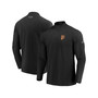 Men's Black San Francisco Giants Passion Performance Tri-Blend Quarter-Zip Pullover Jacket