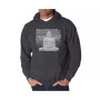 Men's Word Art Hooded Sweatshirt - Zen Buddha