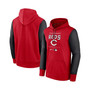 Men's Red, Black Cincinnati Reds Authentic Collection Performance Hoodie