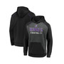 Men's Branded Heathered Charcoal and Black Sacramento Kings Game Day Ready Raglan Pullover Hoodie