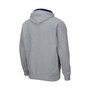 Men's Heathered Gray Navy Midshipmen Arch Logo 3.0 Full-Zip Hoodie