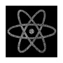 Men's Word Art Hooded Sweatshirt - Atom