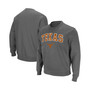 Men's Charcoal Texas Longhorns Arch & Logo Pullover Sweatshirt