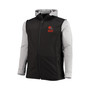Men's Black and Gray Cleveland Browns Big and Tall Alpha Full-Zip Hoodie Jacket