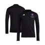 Men's Black Orlando City SC 2023 On-Field AEROREADY Full-Zip Training Top