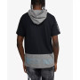 Men's Short Sleeve Taletone Hoodie