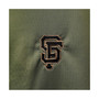 Men's Olive San Francisco Giants Delta Pursue Quarter-Zip Jacket