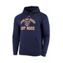 Men's Navy Bowling Green Hot Rods All Day Raglan Fleece Pullover Hoodie