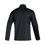 Men's Black Chicago Blackhawks Prime Blue Quarter-Zip Jacket